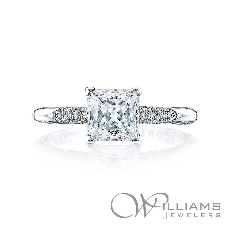 Engagement rings with vintage-inspired claw prongs -Tacori Founders 18 Karat Diamond Engagement Ring