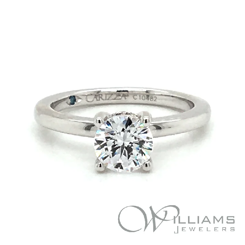 Engagement rings with rough opal for texture -Williams Signature 14 Karat Diamond Engagement Ring