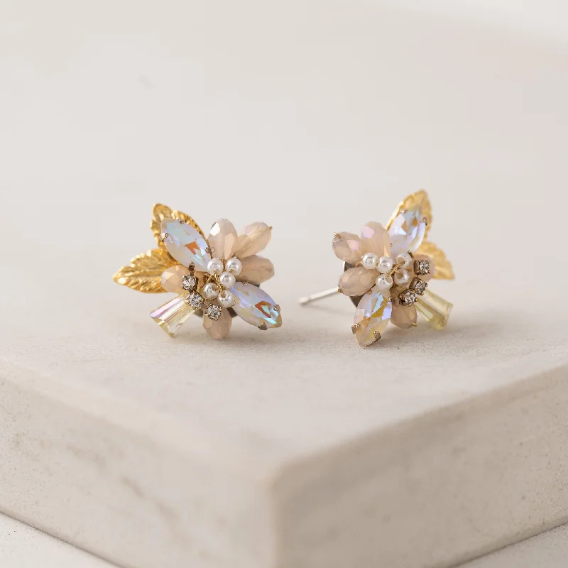 Stud Earrings for Beach Outfit -Botanist Stud Earrings