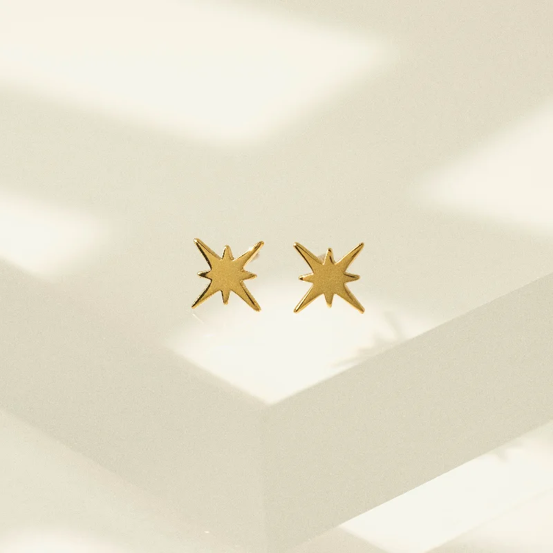 Geometric Stud Earrings for Trend -Burst Charm Stud Earrings