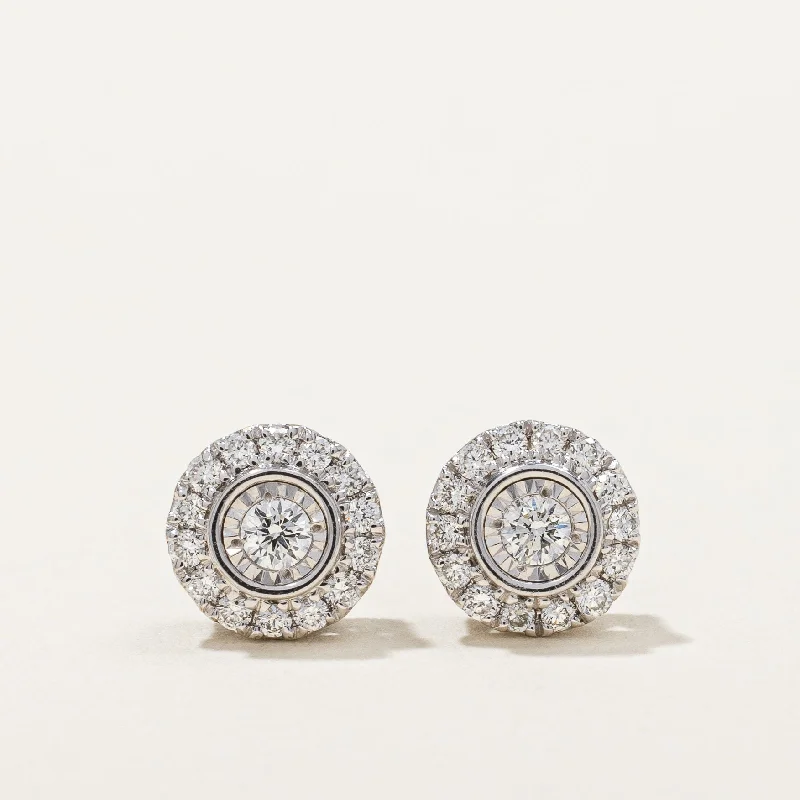 Stud Earrings for Wellness Routine -Diamond Stud Earrings | 0.22ctw |