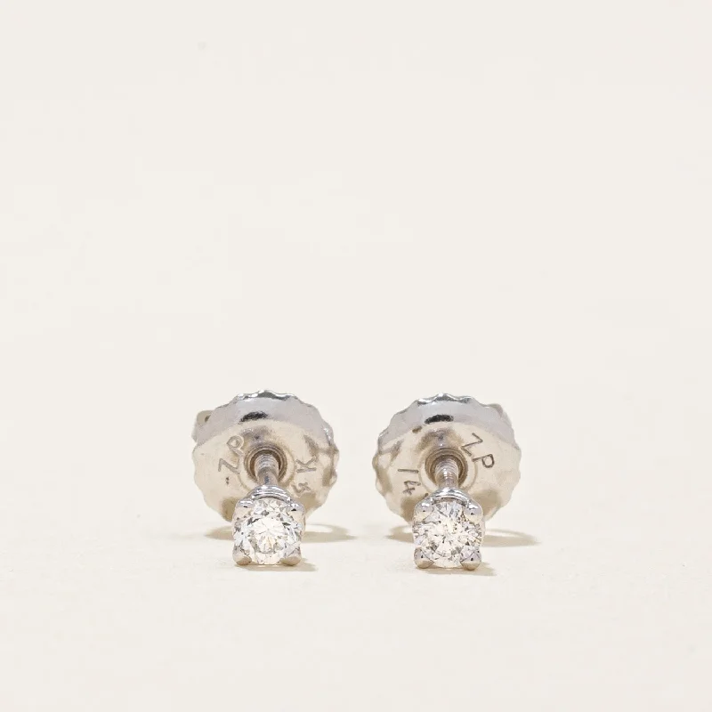 Stud Earrings for Graduation Day -Diamond Stud Earrings | 0.11ctw |