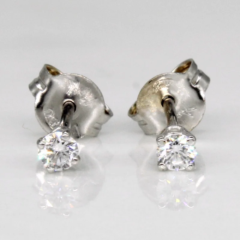 Stud Earrings with Floral Motifs -Diamond Stud Earrings | 0.11ctw |