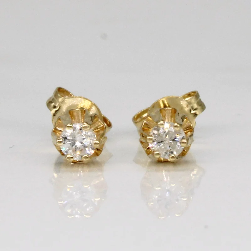 Stud Earrings for Valentine's Day -Diamond Stud Earrings | 0.12ctw |