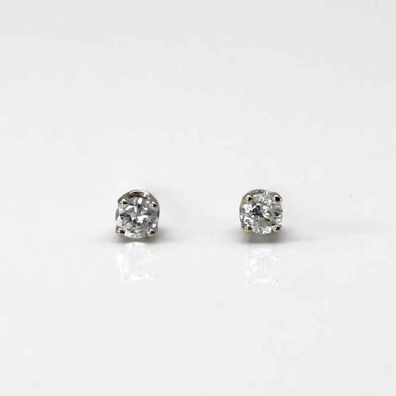 African Stud Earrings with Culture -Diamond Stud Earrings | 0.18ctw |