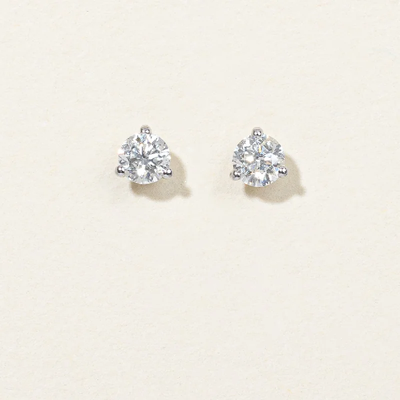 Stud Earrings with Star Motifs -Diamond Stud Earrings | 0.24ctw |