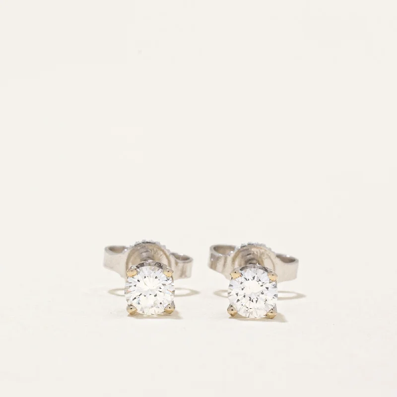 Stud Earrings for Party Look -Diamond Stud Earrings | 0.38ctw |