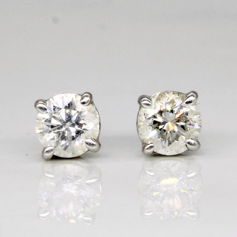 Nickel Free Stud Earrings for Safety -Diamond Stud Earrings | 0.70ctw |