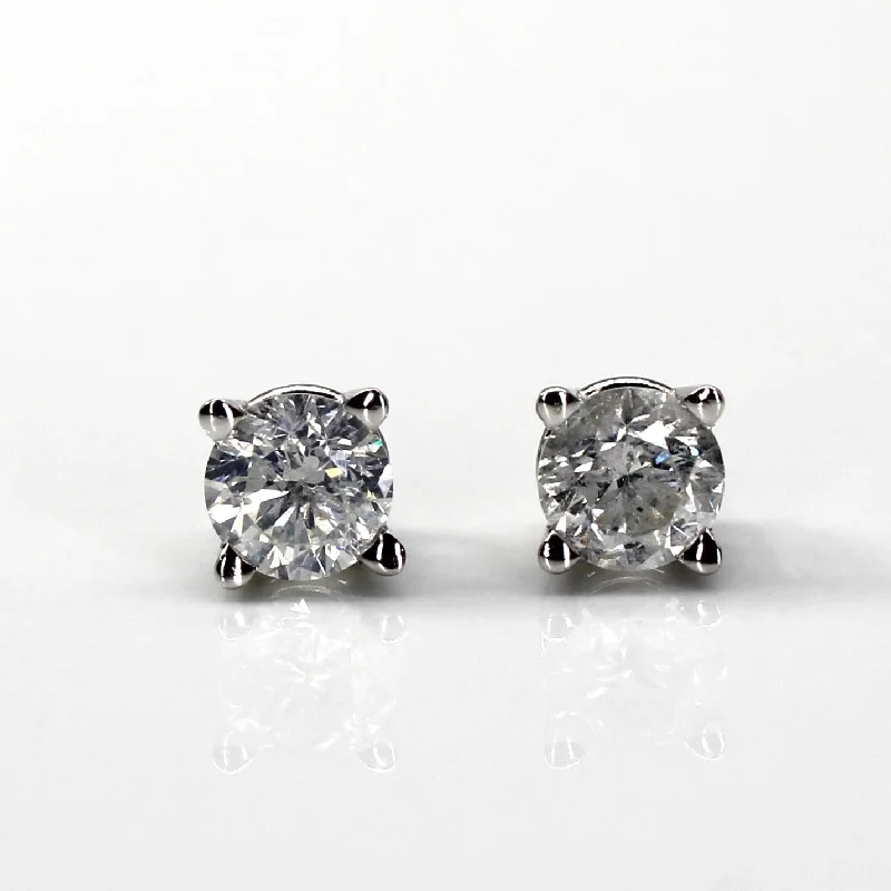 Stud Earrings for Travel Look -Diamond Stud Earrings | 1.00ctw |