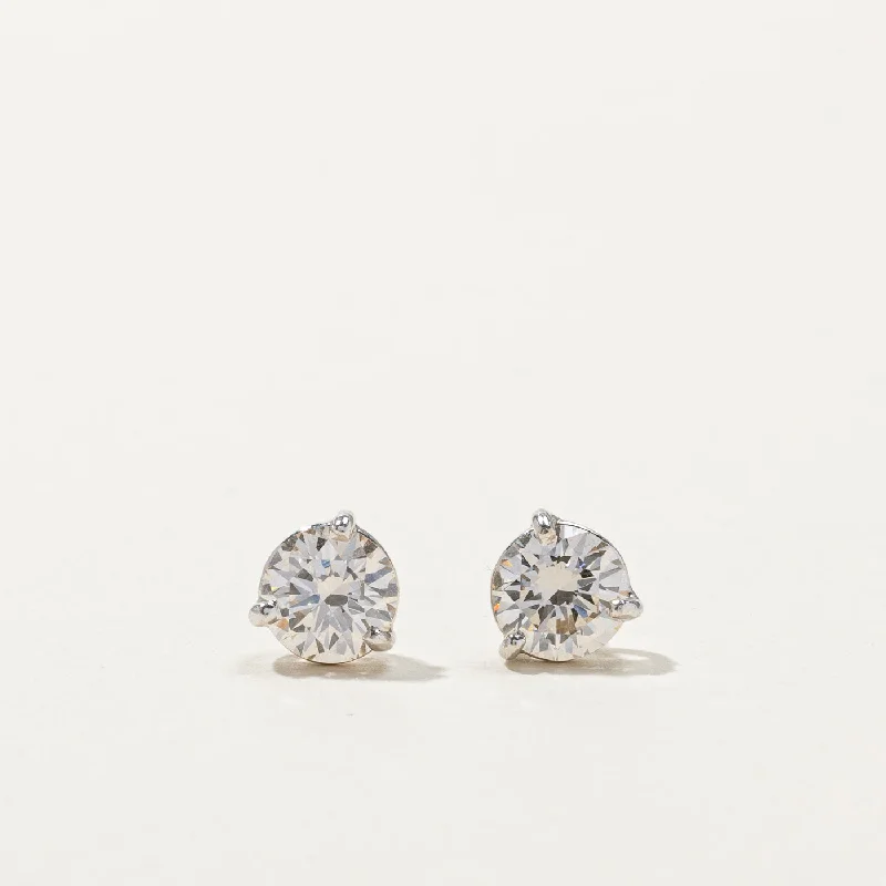 Stud Earrings with Polished Shine -Diamond Stud Earrings | 2.10ctw VS1/VS2 K/L |