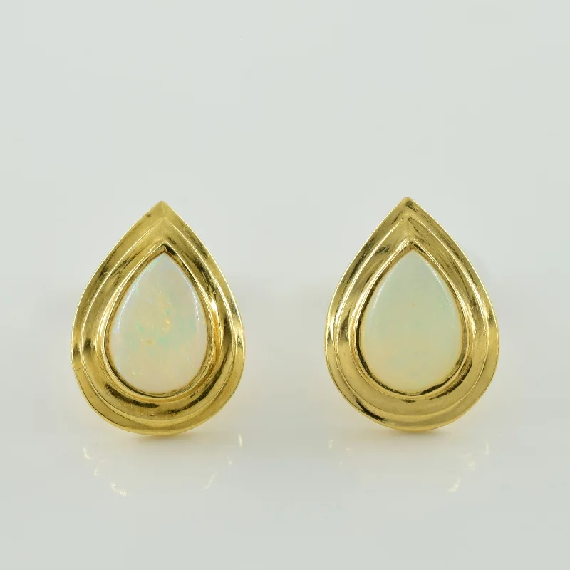 Stud Earrings for Mother's Day -Opal Stud Earrings | 0.64ctw |