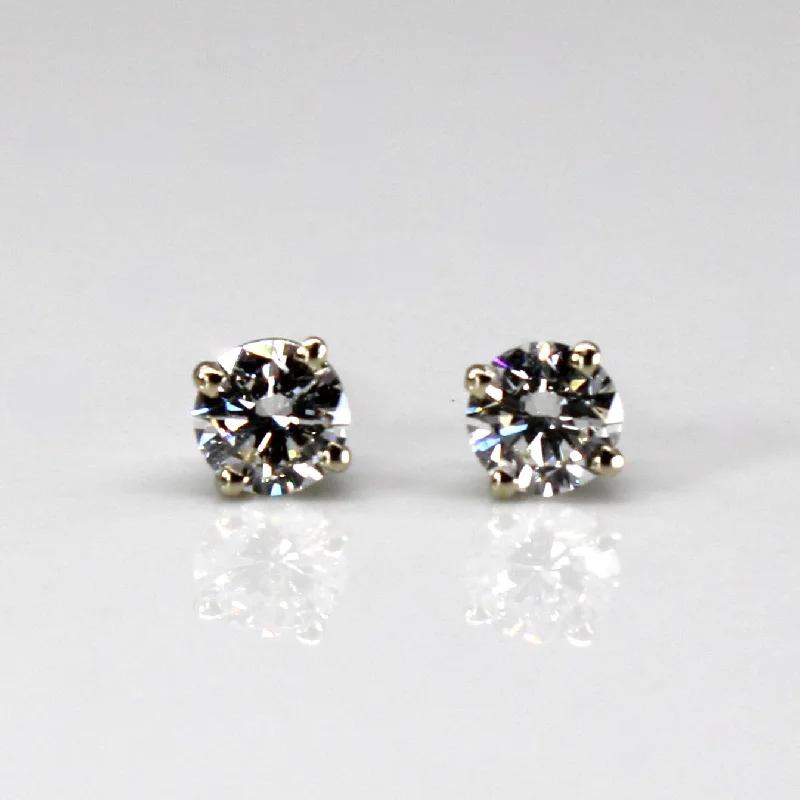 Geometric Stud Earrings for Trend -Prong Set Diamond Stud Earrings | 1.20ctw |