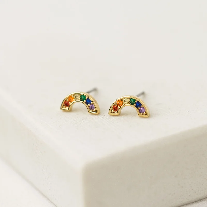 Pearl Stud Earrings for Elegance -Riot Rainbow Stud Earrings