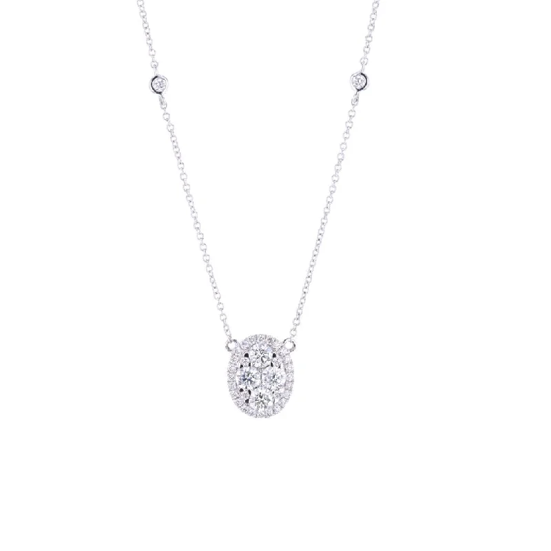 Best necklaces and pendants with crystal accents for a sparkling and elegant style-0.67 ctw Diamond Pendant Necklace