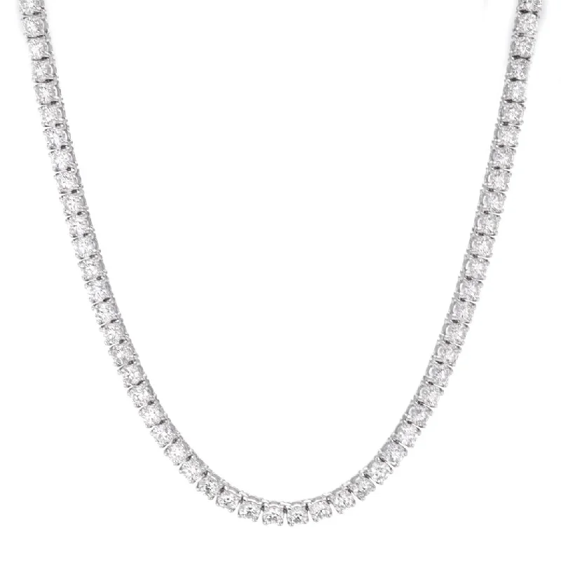 Best necklaces and pendants with intricate beadwork for a bohemian-inspired look-10.43 ctw Diamond Eternity Necklace