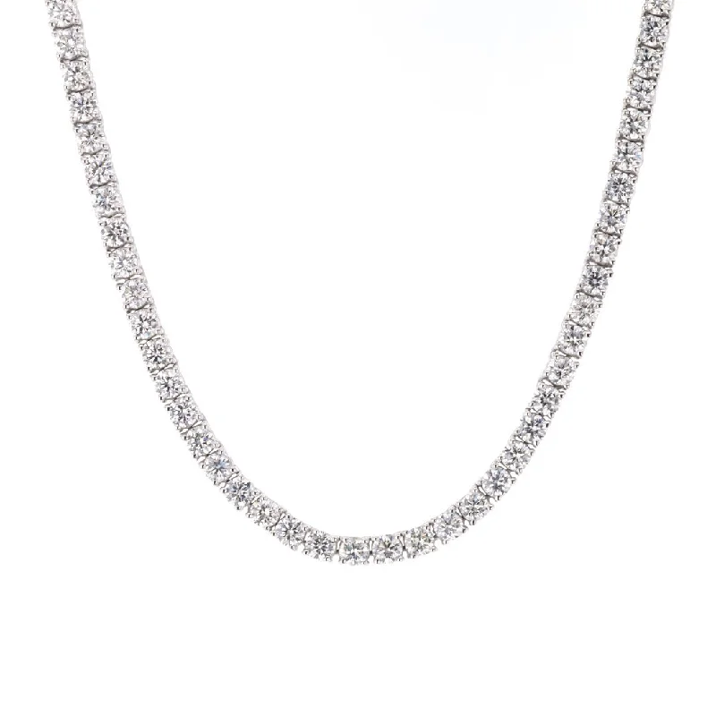 Necklaces and pendants with star-shaped designs for a whimsical, celestial touch-12.10 ctw Diamond Eternity Necklace