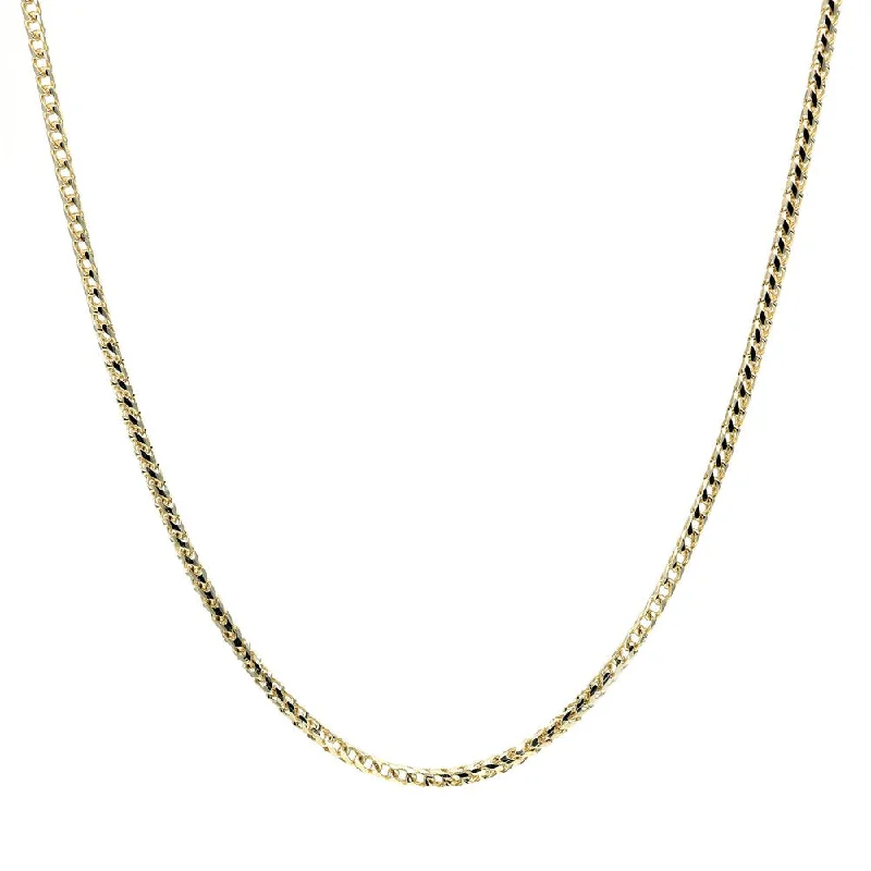 Necklaces and pendants with ocean-inspired designs for a refreshing, beachy feel-24 Gold Franco Chain