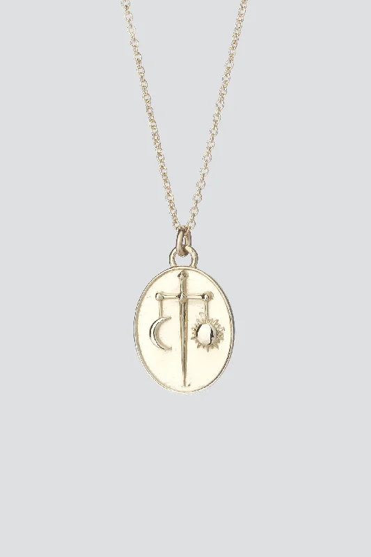 Unique necklaces and pendants with vintage-inspired designs for timeless appeal-Gold Libra Necklace