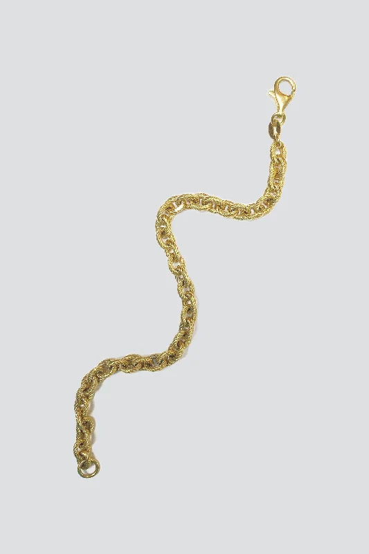 Necklaces and pendants with diamond pendants for a luxurious sparkling effect-14K Gold Vermeil Twist Link Chain