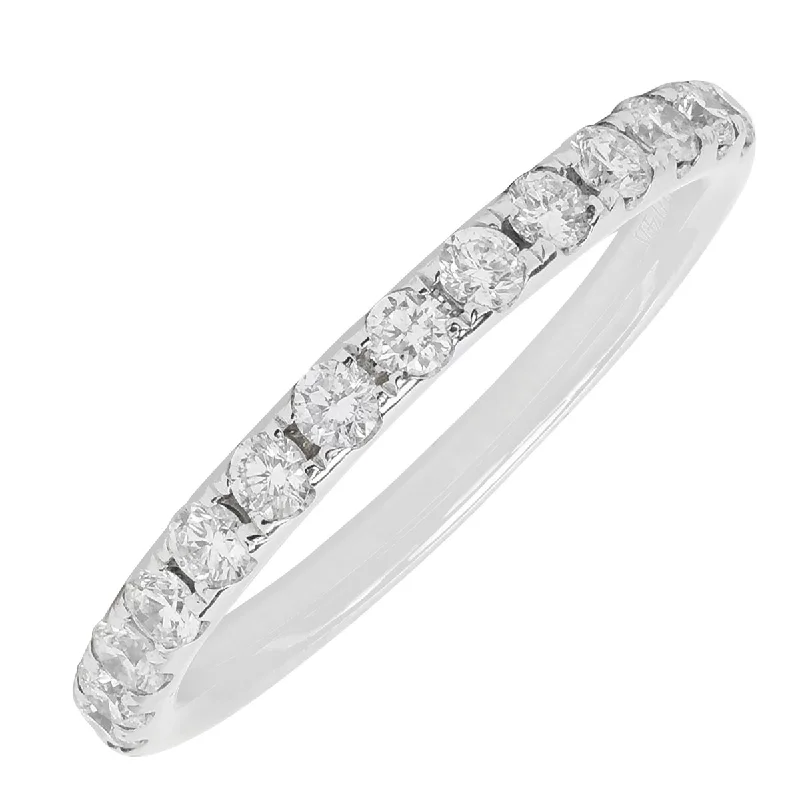 Unique necklaces and pendants with vintage-inspired designs for timeless appeal-Daydream Diamond Pave Wedding Band in 14kt White Gold (1/2ct tw)