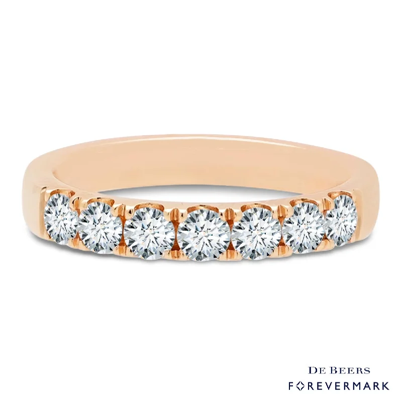 Best necklaces and pendants with turquoise stones for a vibrant boho-chic look-Forevermark Diamond Wedding Band in 18kt Rose Gold (3/4ct tw)