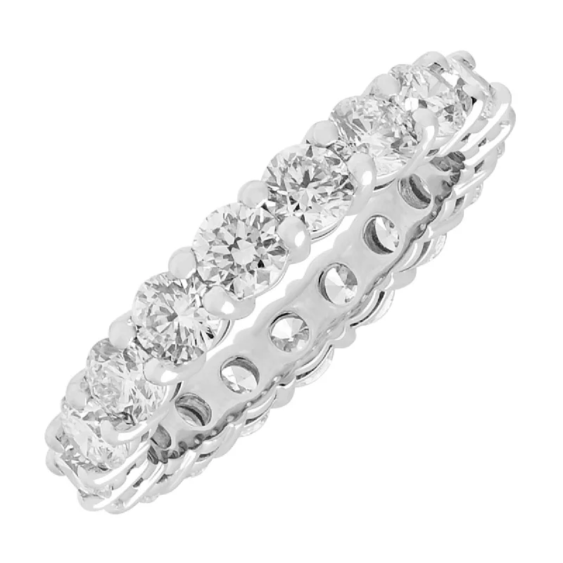 Best necklaces and pendants with cubic zirconia for a budget-friendly dazzling effect-Diamond Eternity Band in Platinum (3ct tw)