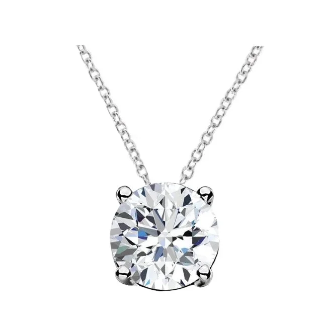 Best necklaces and pendants for everyday wear with minimalist designs-Floating Diamond Pendant