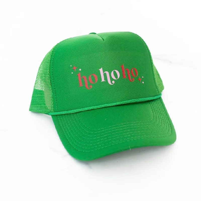 Best necklaces and pendants with rose gold for a warm and romantic appeal-Ho Ho Ho Trucker Hat