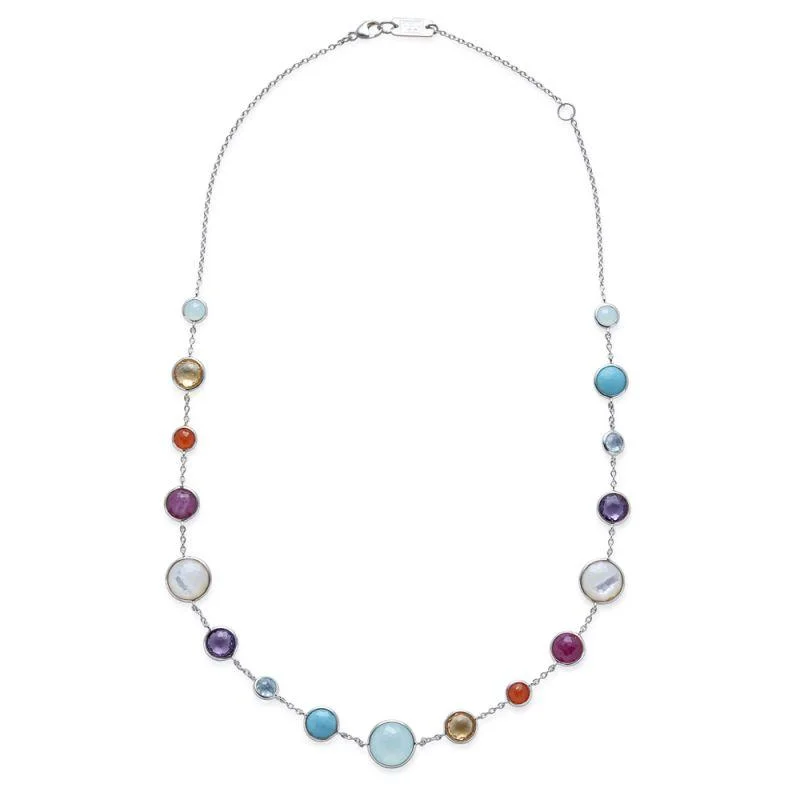 Best necklaces and pendants with personalized coordinates for a special keepsake-IPPOLITA Lollipop® Sterling Silver Lollitini Gemstone Necklace in Multi