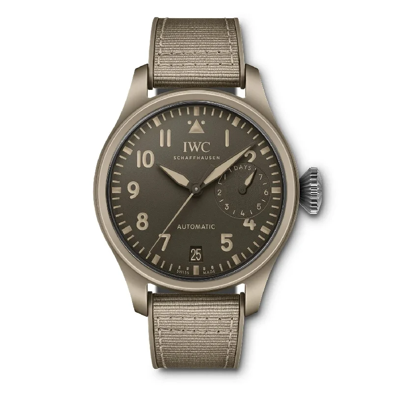 Beautiful necklaces and pendants with diamond halo settings for extra brilliance-Pre-Owned IWC Big Pilot Mohave