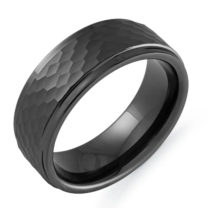 Best necklaces and pendants with vintage coin pendants for a unique accessory-Mens Wedding Band in Black Tungsten (8mm)