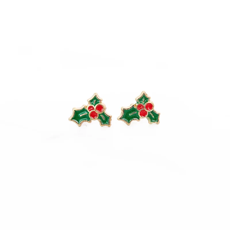 Best necklaces and pendants with butterfly wings for a delicate, graceful style-Mistletoe Studs