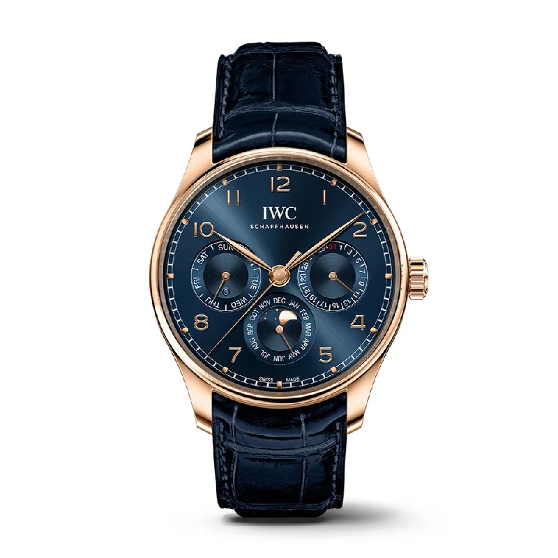 Necklaces and pendants with sun and moon motifs for a celestial-inspired design-IWC Portuguese Perpetual Calendar