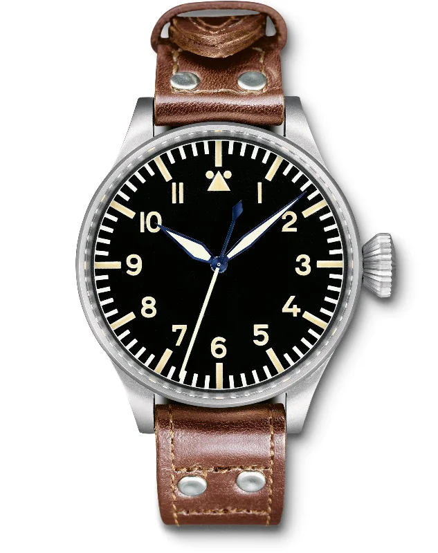 Best necklaces and pendants with oval pendants for a classic, elegant shape-IWC Vintage Big Pilot