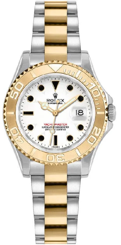 Stunning necklaces and pendants with ruby gemstones for a luxurious red hue-Rolex Ladies Yacht-Master