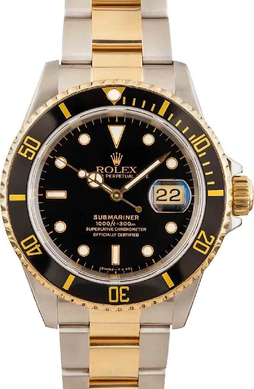 Best necklaces and pendants with matching rings for a coordinated jewelry set-Pre-Owned Rolex Submariner 40m