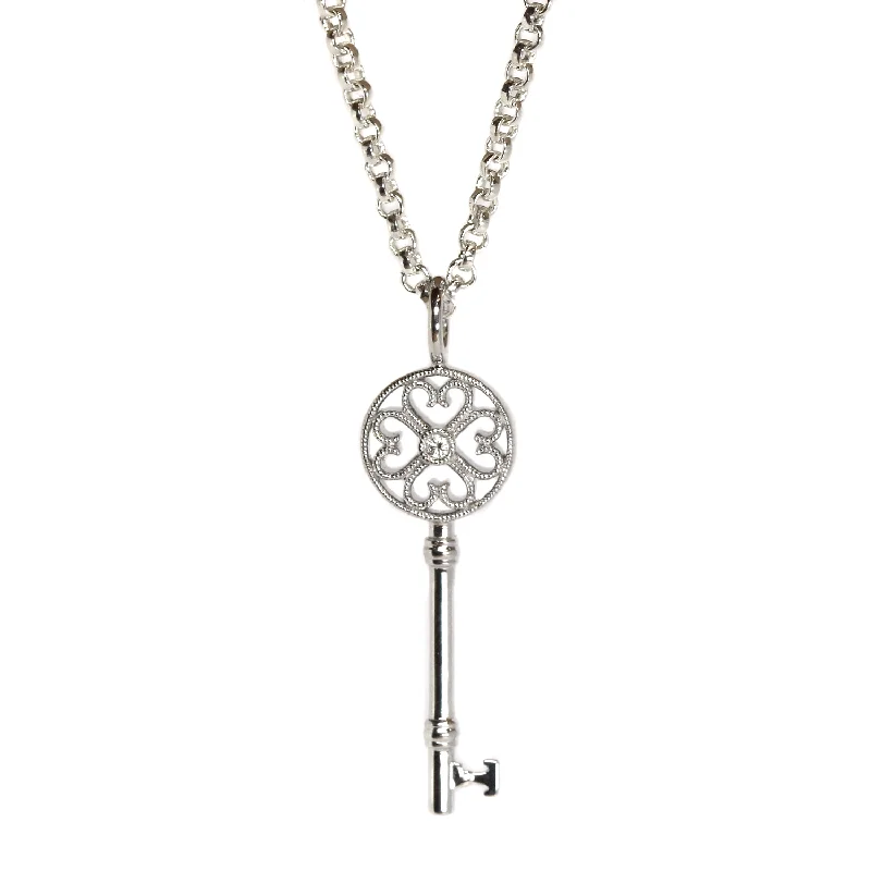 Necklaces and pendants with angel wing motifs for a spiritual, meaningful design-SIGNATURE KEY PENDANT