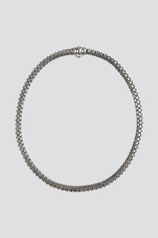 Best necklaces and pendants with sterling silver for an affordable yet stylish choice-Sterling Silver Link Collar